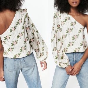 CAMI NYC The Lenore Blouse in Peony Size XS